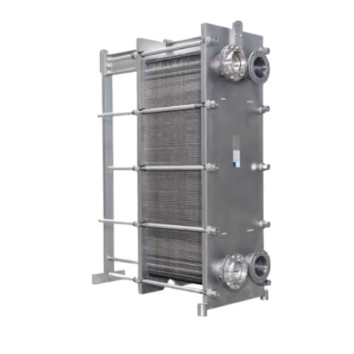 Wort cooler for brewery wort treatment
