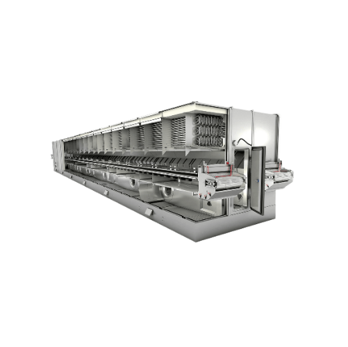 Impingement freezer for rapid flat product freezing