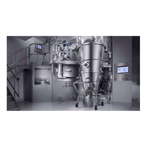 Integrated granulation and drying system for pharmaceuticals