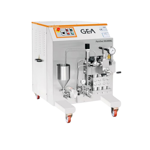 Pilot plant homogenizer for continuous operation