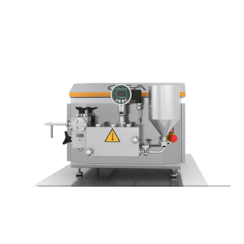 Laboratory homogenizer for small production processes