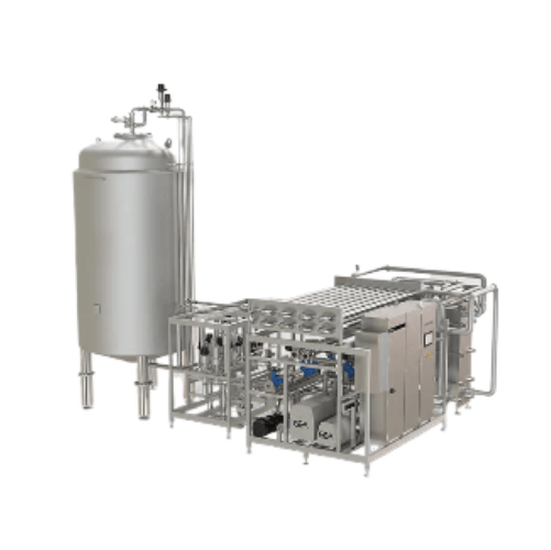 Flash pasteurizer for beer and carbonated beverages