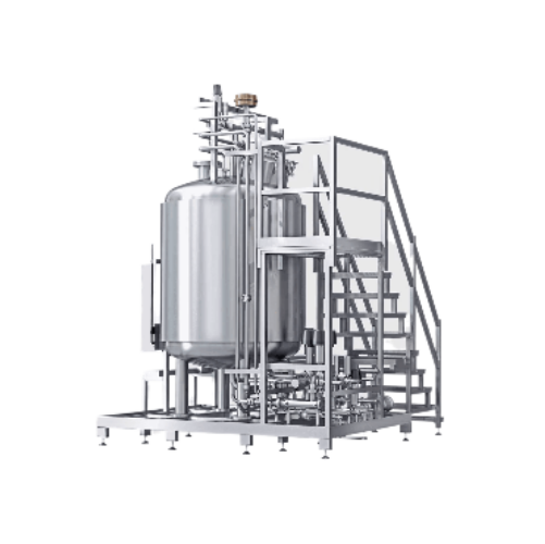 Dry hopping skid for breweries
