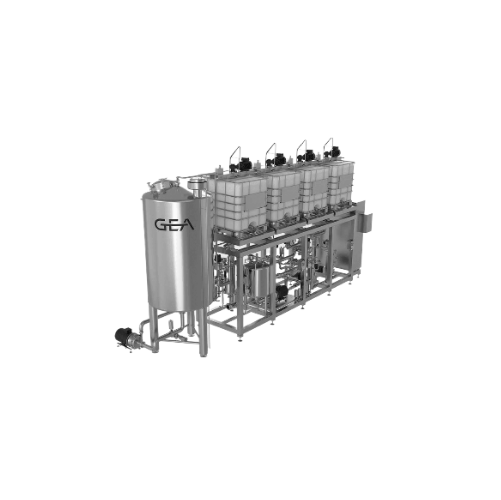Continuous in-line blender for dairy applications