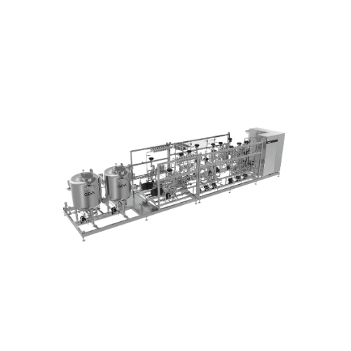 Continuous in-line blender for home and personal care products
