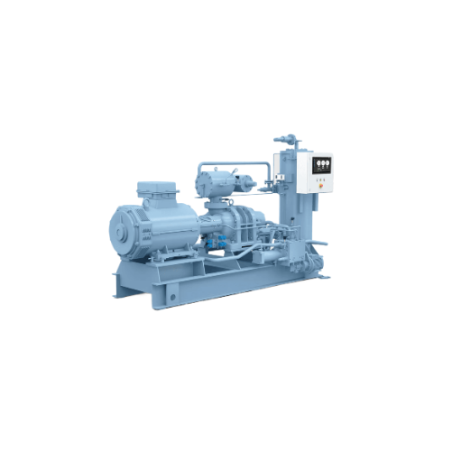 Single-stage screw compressor package