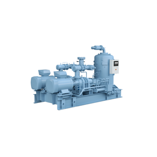 Industrial screw compressor systems for cooling applications