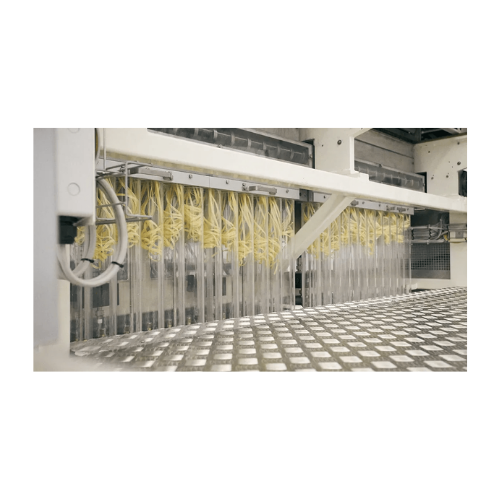 Nest-shaped short pasta production line