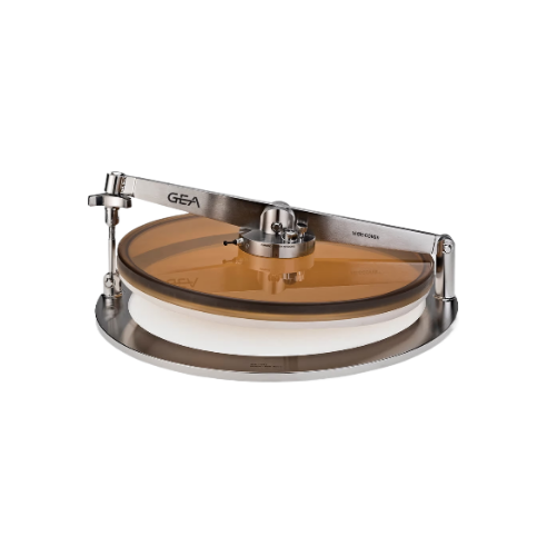 Sanitary cover for visual inspection