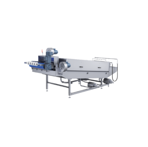 Conveyor cleaning and cooling system for pasta