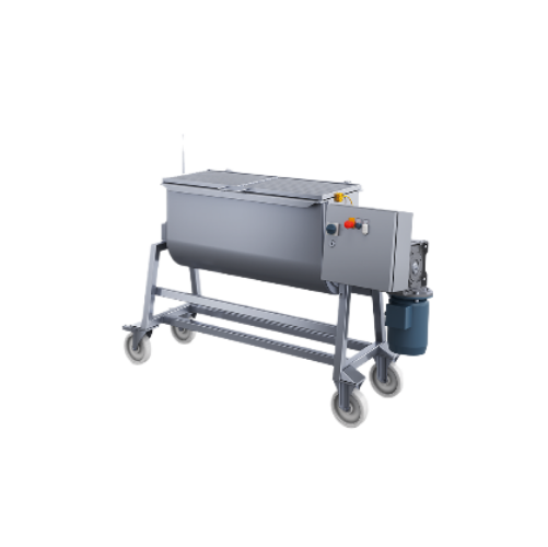 Batch standing mixer for dough preparation