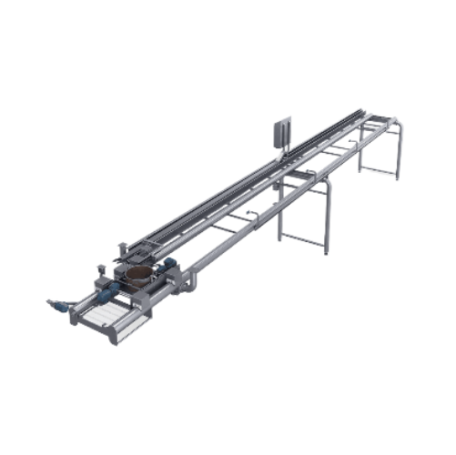 Dough distribution system for multiple mixing points