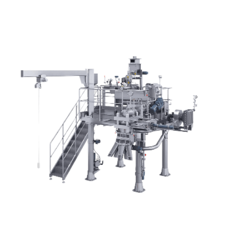 Continuous automatic pasta extruder