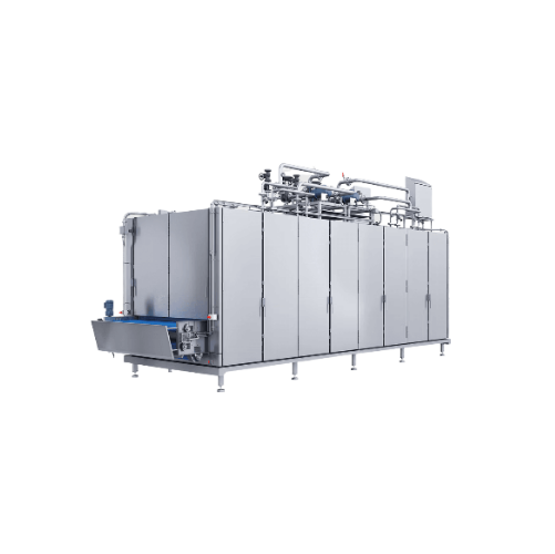 Industrial cooling system for packaging temperature control