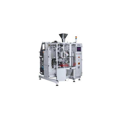 Continuous motion packaging for short-cut pasta