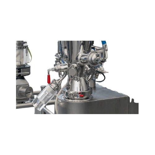 Contained powder sampling system