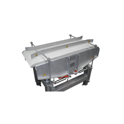 Vibration table for food, feed, and chemical industries