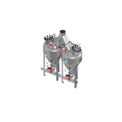 Dense phase pressure conveying system