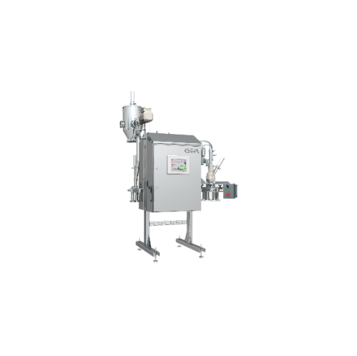 Vacuum powder sampler for particle size distribution control