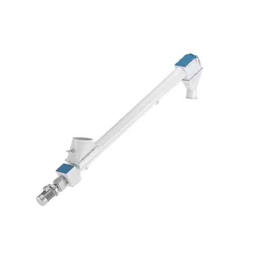 Screw conveyor for raw material handling