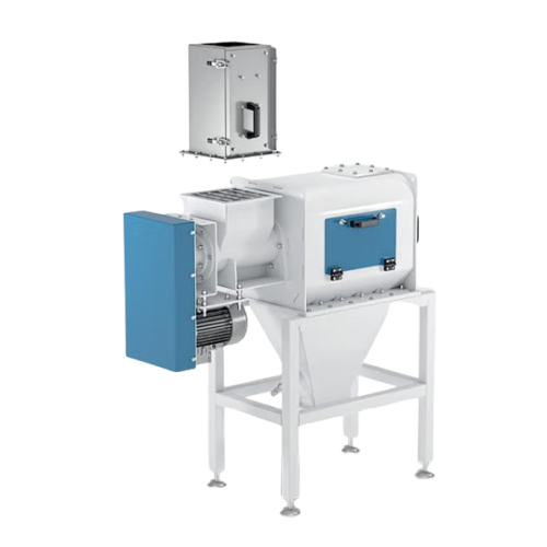 Rotary cleaner for raw material sieving