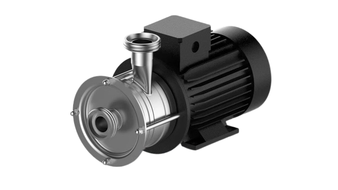 Multi-stage centrifugal pump for hygienic applications