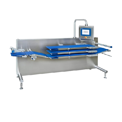 Slicing loader for automatic portion loading