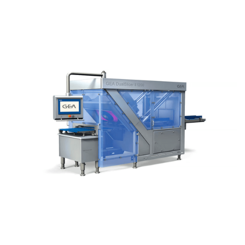 Industrial slicer for natural shaped food products