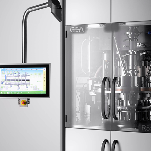 Heavy-duty tablet press for single & double-layer tablets