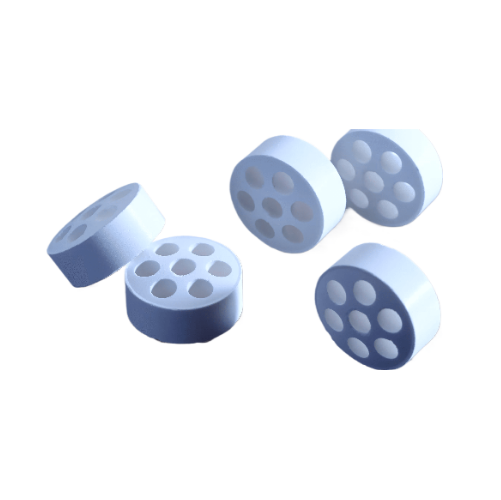 Rotary tablet press for large volume industrial tablets