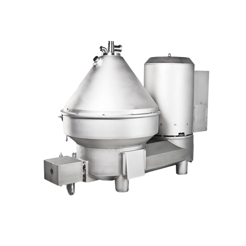 Separator for double cream fresh cheese