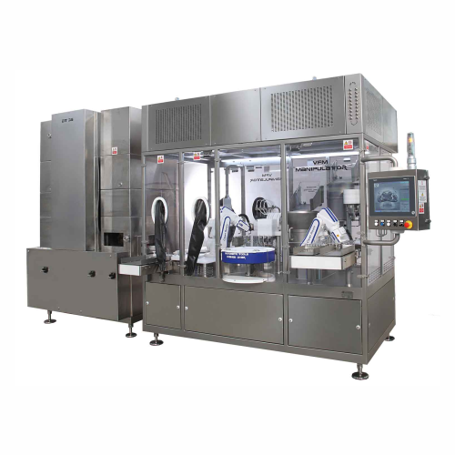 Industrial manipulator for sterile and nonsterile filling