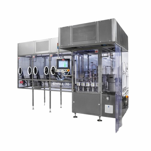 Vial filling system for sterile and nonsterile pharmaceuticals