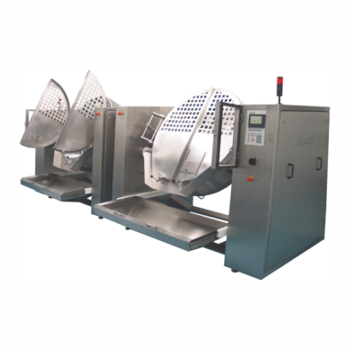 Industrial tilting frying pan for precise roasting and cooking