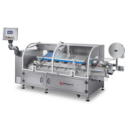 Continuous mechanical clipband closing system for bags