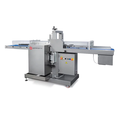 Horizontal slicer with dual cutting disks