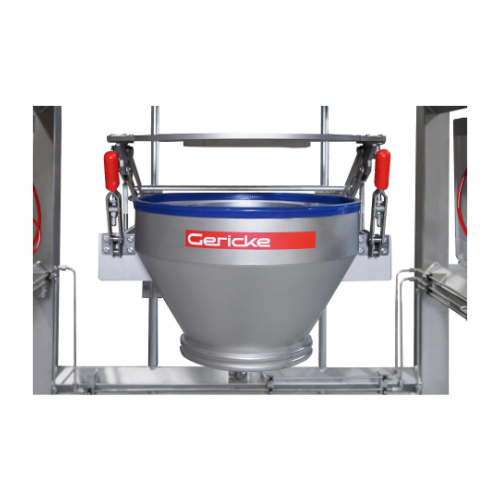Big bag unloader for industrial bulk materials