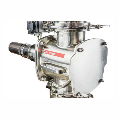 Mini batch blender for pharmaceutical solids