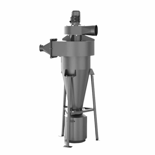 External cyclone for coffee roasting chaff collection