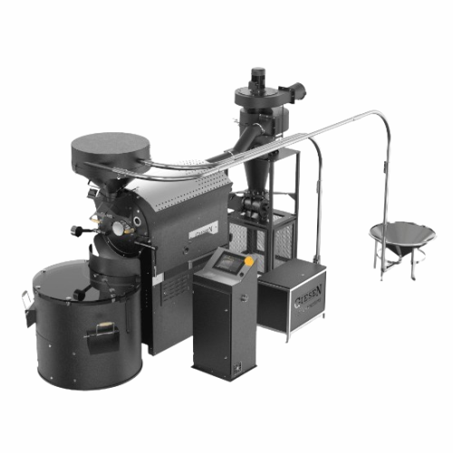 Industrial coffee roaster for large-scale operations