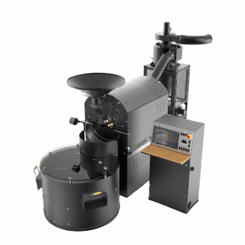 Large-scale coffee roaster for wholesale production