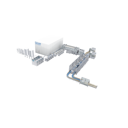 High-speed ice cream extrusion line