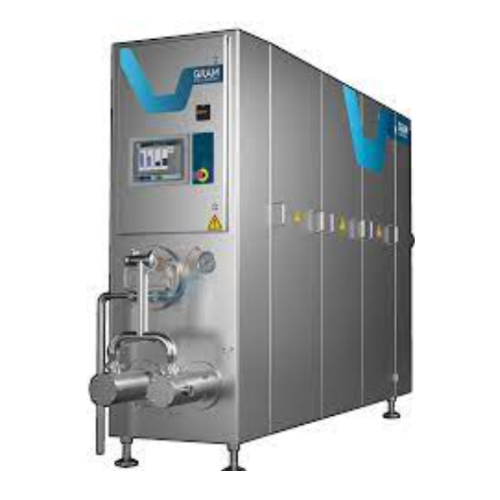Continuous ice cream freezer