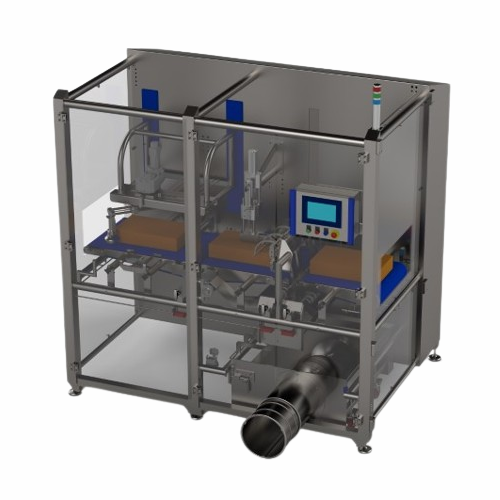 Automatic solution for unpacking foil-ripened cheese