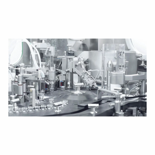 Integrated vial filling system for aseptic and toxic pharmaceuticals