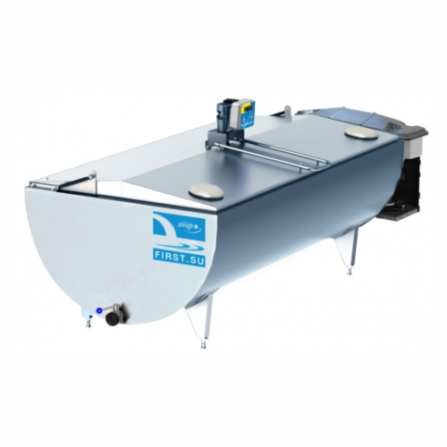 Open milk cooler with 2,000 liters capacity