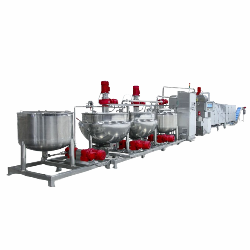 Small automatic gummy line