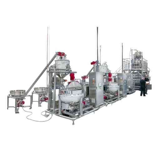 High-capacity gummy production system