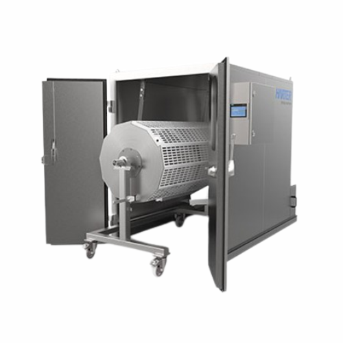 Drum dryer for animal feed