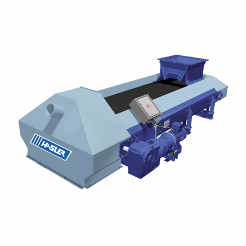 High-precision belt feeder for granular materials